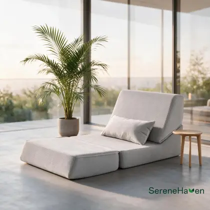 Tool-Free Cotton-Linen Foldable Compressed Sofa