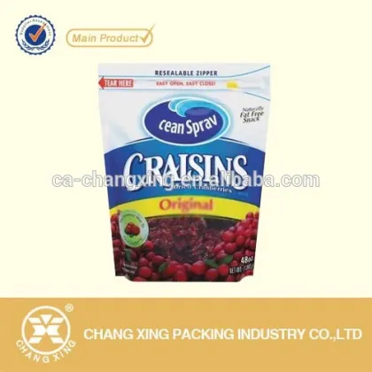 QS ISO Certificate heat seal stand up bottom gusset package bag