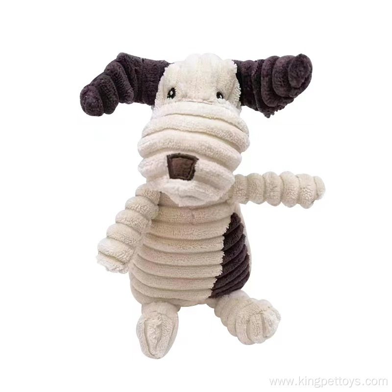 Stuffed Animals Soft Cow Plush Toy For Dog