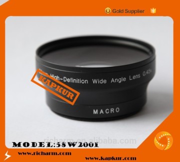 58 mm 0,45x groothoeklens voor camera
