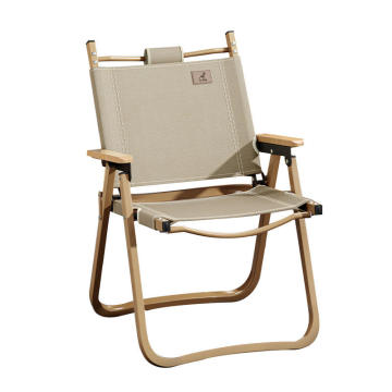 Hot Sale Outdoor Picnic Wood Grain Chairs Folding Portable Camping Chair Wholesale Backpack