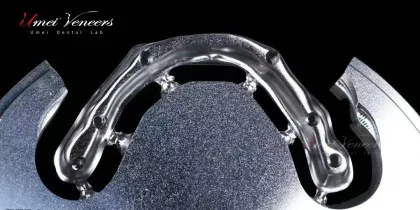 Sturdy zirconium oxide bridge frame