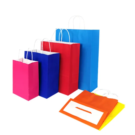 Eco-Friendly Kraft Paper Bags for Retail Packaging