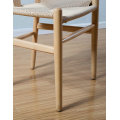 Chaise de salle à manger en bois massif wishbone wishbone wishbone