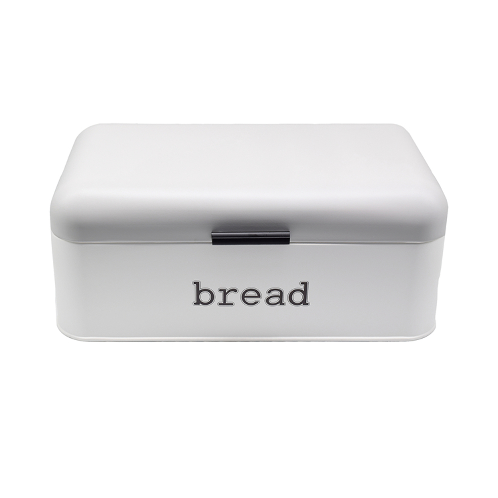 Large rectangle bread bin with aluminum handle