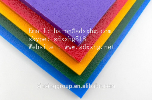 single color HDPE sheet in textured surface
