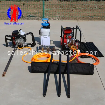 BXZ-1 Portable Backpack Core Drilling Rig Operated By One Pearson