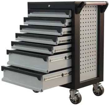 New Seven Drawer Tool Cabinet with Metal Pulls
