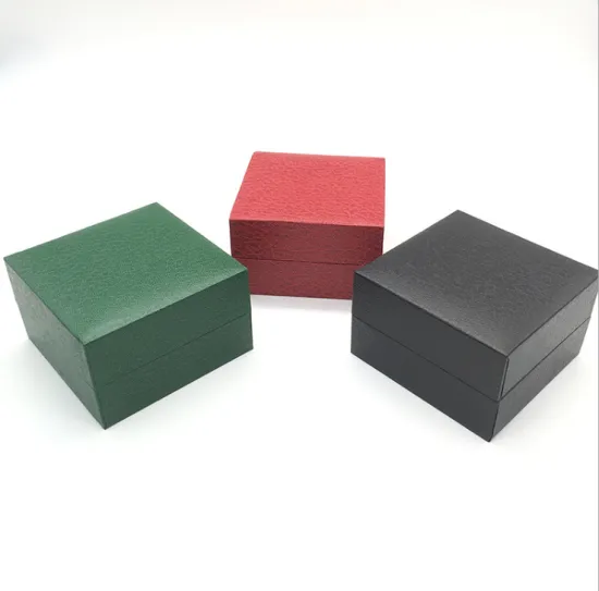 Single leather watch box with pillow