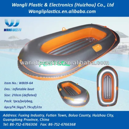 PVC Inflatable Plastic Fishing Boats