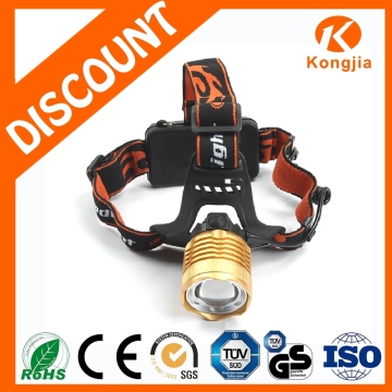 J 1 3W XPE Led Ultra Bright 18650 Rechargeable Zoomable Emergency Headlamp