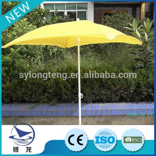 China Eco-friendly Sunshade 8 steel ribs big outdoor square tilt parasol