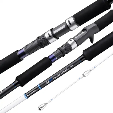 Ecooda Expedition III Boot Fischereistange: Premium Deep Drop Salzwasser Handködergussguss mit Kohlefaser
