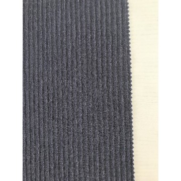 Ribbstickad polyester spandex