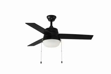 18W LED Matt Black ceiling fan