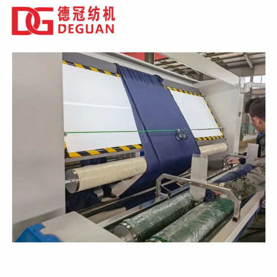 DEGUAN Open Width Fabric Inspection and Rolling Machine