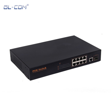 8ge Poe Switch για συσκευή FTTX PON