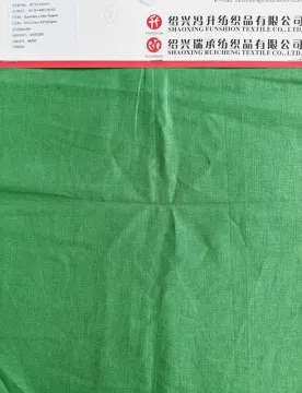 Spandex Linen Rayon Dyed Fabric