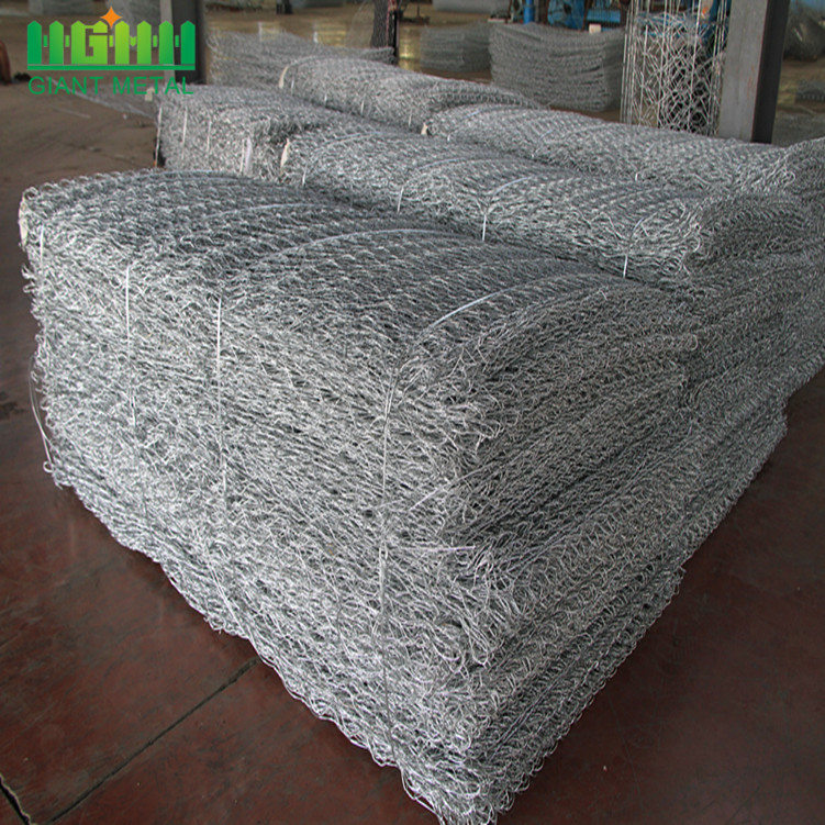 Industrial Galvanized Woven Gabion Box Design for Sale