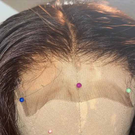100% Real Brazilian Human Virgin Raw Hair Cheap Swiss Hd Lace Front Wig Full Transparent Lace Frontal Closure Wig With Baby Hair