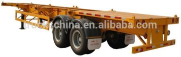 CIMC 8Wheels 20ft/40ft Skeleton Trailer And Truck Trailer Chassis