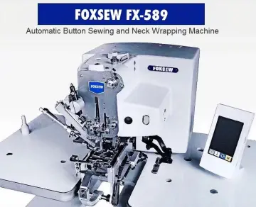Automatic Button Sewing and Neck Wrapping Machine