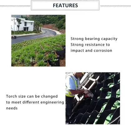 HDPE Gravel Grid Geocells for Driveway and Road Soil Stabilization