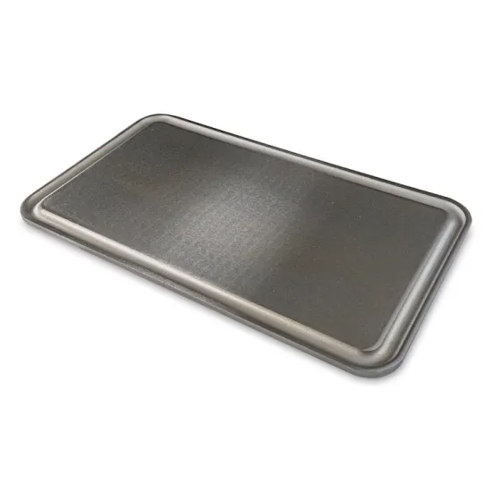 Slotted Rectangle Pizza Steel Baking Plate - Carbon Steel Pizza Stone