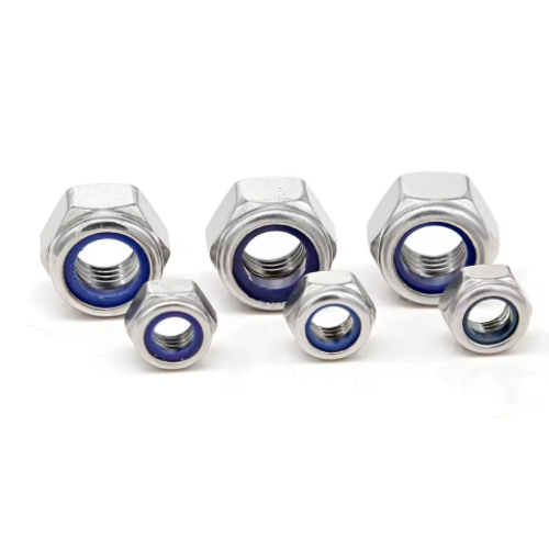 Contraporca de nylon de aço inoxidável DIN 985 grau 8