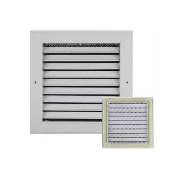 Aluminium Return Vents with Protective Mesh Screen