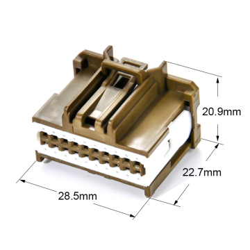Connettore automobilistico a manicotto a 16 pin 34729-0160