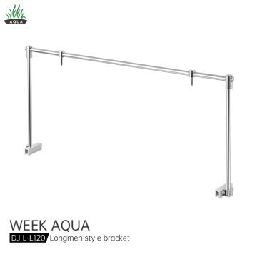 DIY Metal Aquarium Light Stand for DJ-L-L120 Fish Tank Lamp