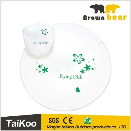 promotion folding cloth frisbee with custom logo