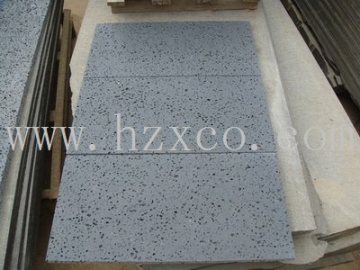 China Basalt Medium Holes Honed-Wet Tile