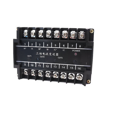 DQ703XA Hall Effect Current Sensor: 0-5A Input, 4-20mA Output, Three-Phase