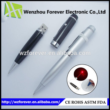 2016 High Quality Cooper 3in1 Drive Pen USB Rechargeable Laser Pointer