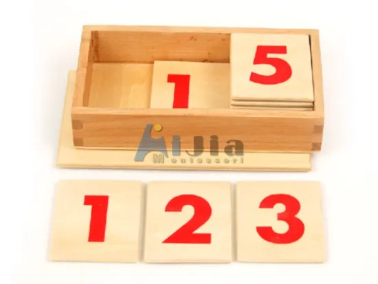 Montessori Printed Numerals with Box,montessori materials ,montessori toy