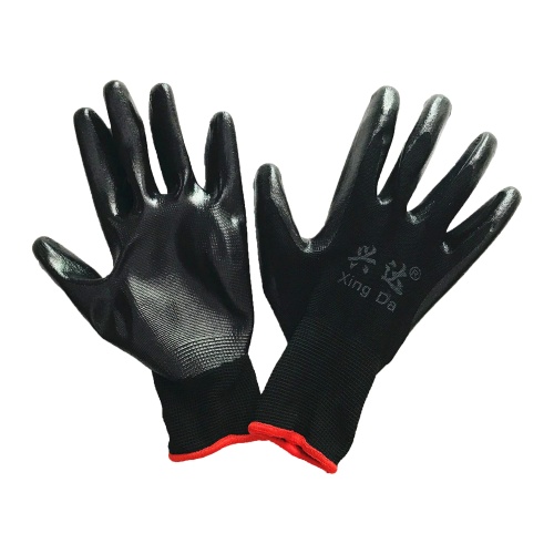 Blue And White Nitrile Gloves