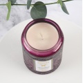 Luxury aromatic glass candle jar