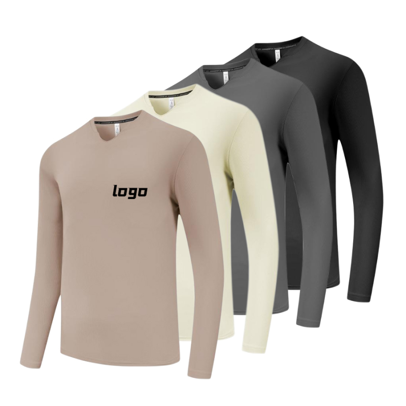 Mens Wicking Long sleeve Tee Shirt