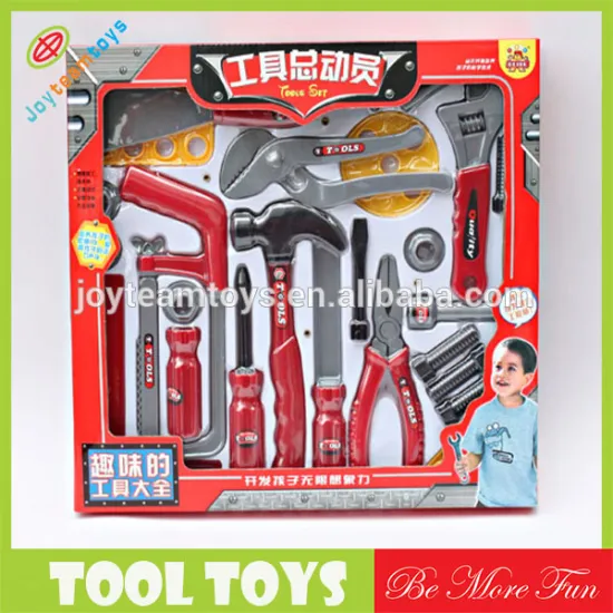 JTH40573 Plastic Kids Tool Sets Plastic Pink Kids Tool Set toy