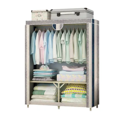 Hot Sale Bedroom Closet Fabric Wardrobe