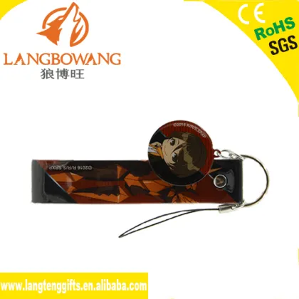 Custom promotion PVC phone straps