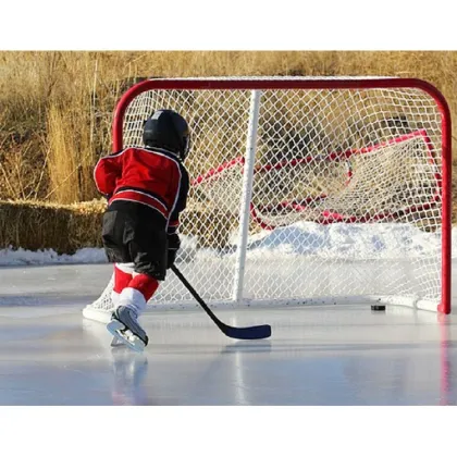 Knotless Plastic Net for Ice Hockey and Field Hockey