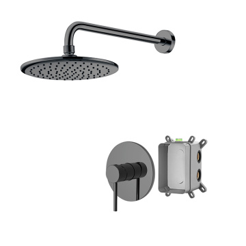 shower faucet system Brushed Nickel Shower Head Sets Factory