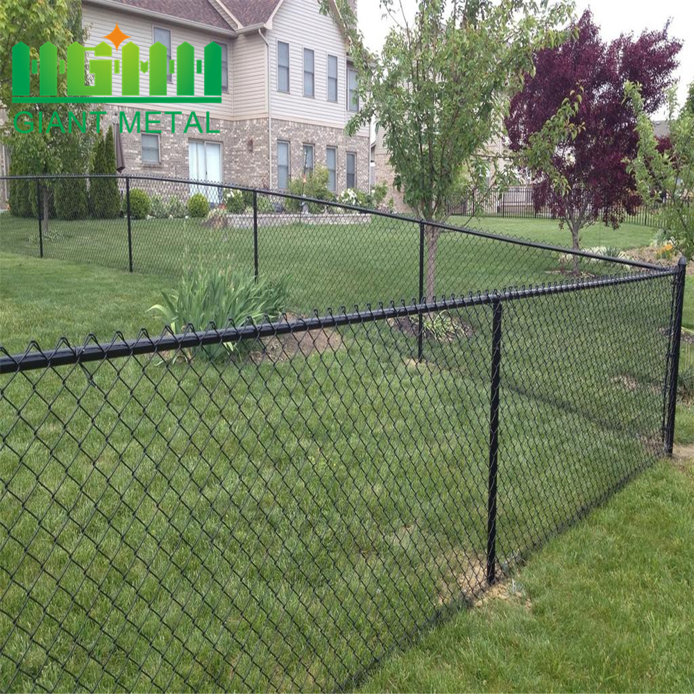 New Design Custom security Black Chain Link Fence