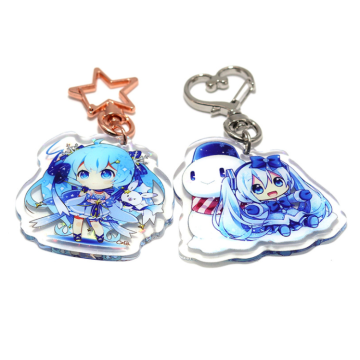 Großhandel Anime Custom bedruckte Acrylschlüsselketten &amp; Charms