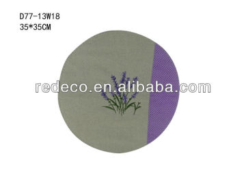 Non-woven round place mats