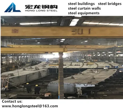 Highway steel bridge box column