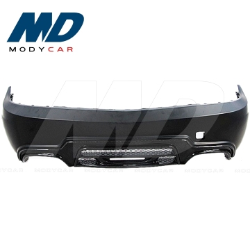 WALD Black Bison Glass Fiber Rear Bumper with CF Diffuser for 2011-2014 Mercedes-Benz SLK-CLASS R172